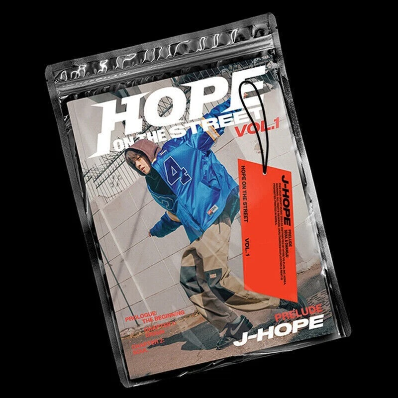 BTS J-HOPE [HOPE ON THE STREET] VOL.1 Album PRELUDE/CD+Buch+Poster+2 Karte+etc
