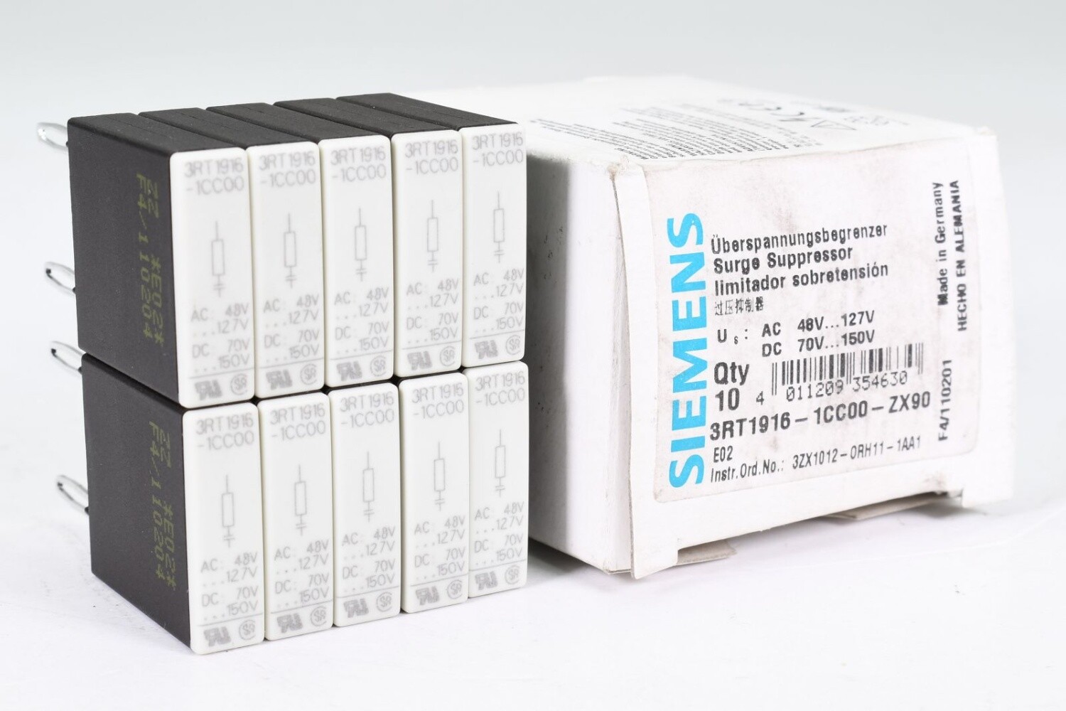 SIEMENS 3RT1916-1CC00-ZX90, Overvoltage limiter, E:02, (1PU=10Pcs.)