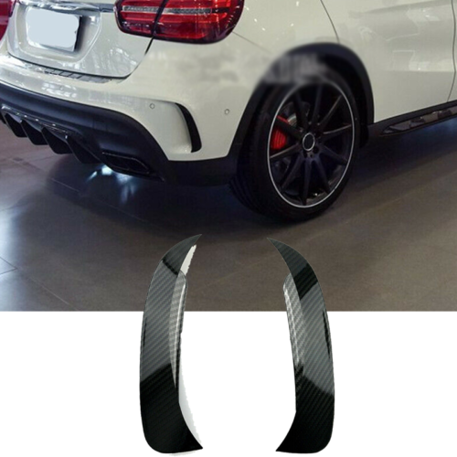 Carbon Fiber Rear Bumper Spoiler Air Vent Cover For MB GLA X156 GLA45 AMG - Picture 3 of 5