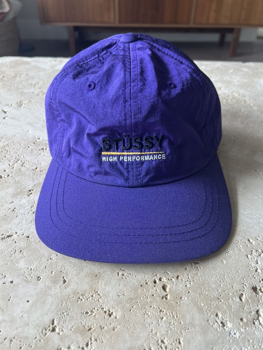 Stussy Unstructured 5 Panel Snapback Cap Dad Hat Nylon Purple | eBay