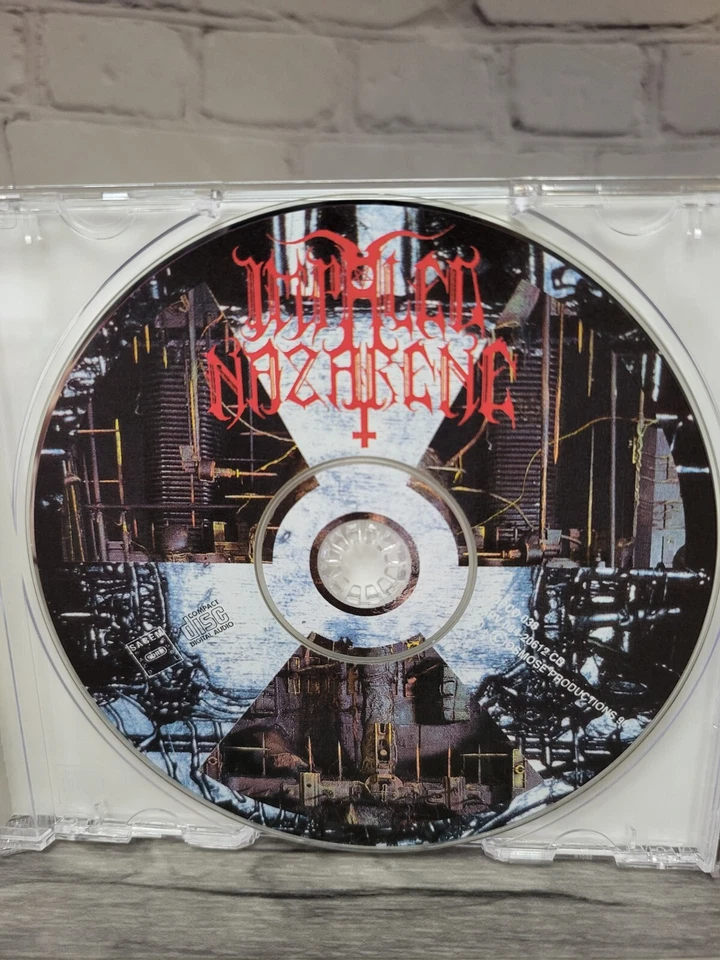 Osmose Impaled Nazarene Latex Cult OPCD-038 Nuclear Metal CD 1st Press Release - Imagem 4 de 4