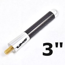 Silver Stubby Short Antenna 3" For 97-20 Ford F150 Raptor King Ranch Lariat