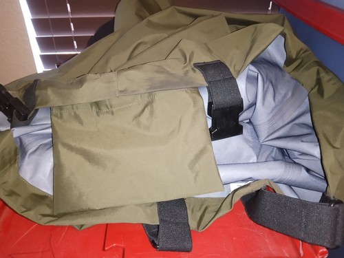 Orvis Waders XL Extra Large Green Fly Fishing Nylon Chest Ultra Lite Lightweight - Picture 7 of 9