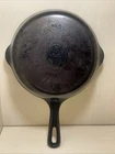 Griswold No.5 A 724 Cast Iron Skillet. Erie, PA- UNRESTORED AND FLAT