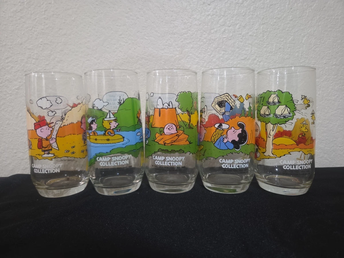 Snoopy Drinking Glasses In Collectible Peanuts Cups & Mugs for