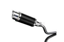 Delkevic Slip On Exhaust with 8" Round Carbon Fiber Muffler for KLX300