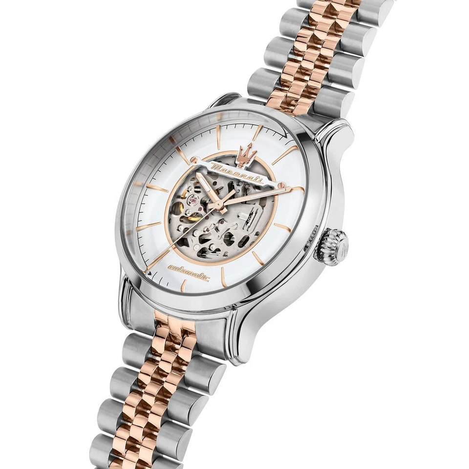 Maserati Epoca – Orologio Uomo Automatico Acciaio Bicolor (R8823118011) - Immagine 2 di 4
