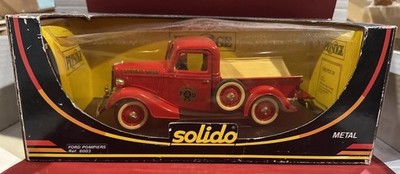 Solido #8003 1936 Ford Pick-up ''Beverly Hills'' Fire Vehicle 9 1/4'' W/Box