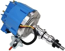 A-Team Performance Complete HEI Distributor - Ignition Module - Straight Blue 