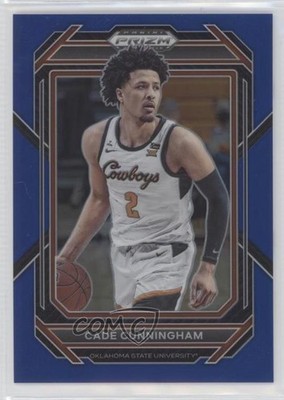 2023-24 Panini Prizm Draft Picks Blue Prizm 162/199 Cade Cunningham #65 1aj
