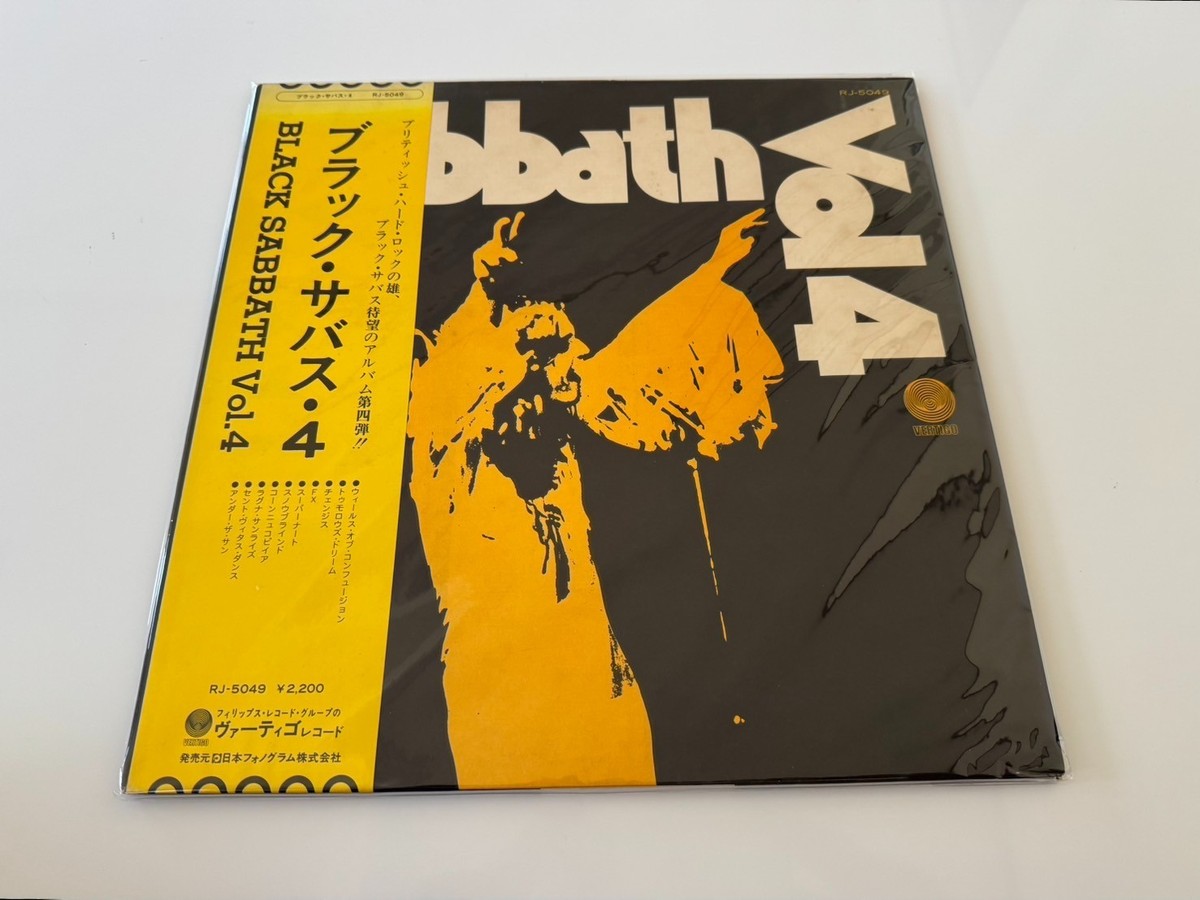 Black Sabbath Vol 4 レコード　LP RJ-5049 LP] Black Sabbath - Vol 4 w/OBI RJ-5049 Japan vinyl | eBay