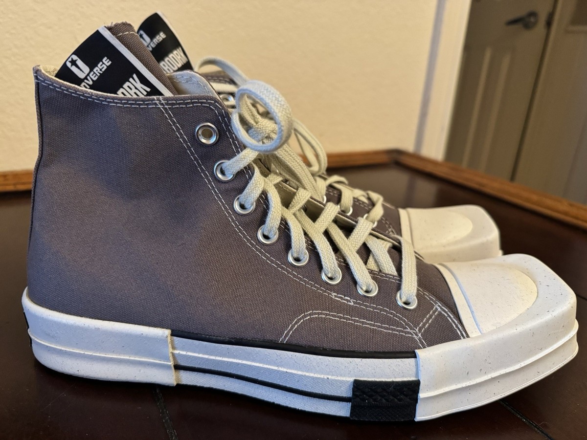 Converse Chuck Rick Owens DRKSHDW TURBODRK 70 High Gray Dust