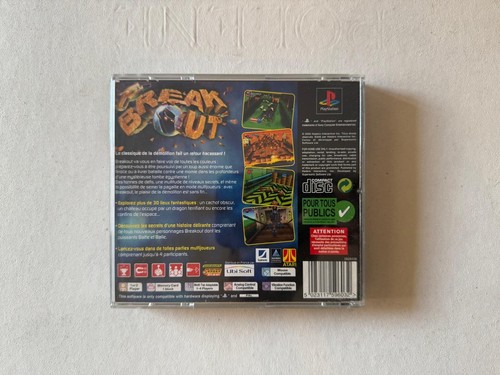 BREAK OUT PSX PSone Completo, CD impecable . Pal Francia - Imagen 2 de 4