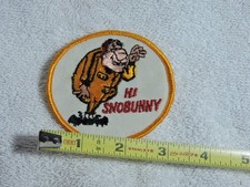 Vintage HI SNOBUNNY Snowmobile Embroidered Jacket Patch Sew On 1970’s NOS