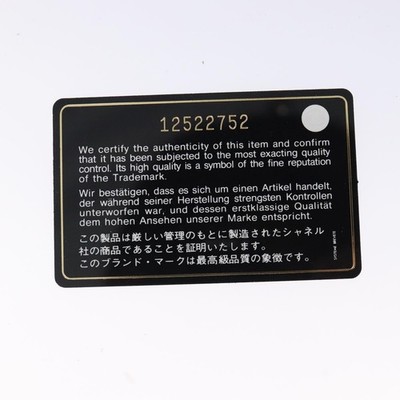 CHANEL Cambon Line Long Wallet Leather Black Silver CC Auth