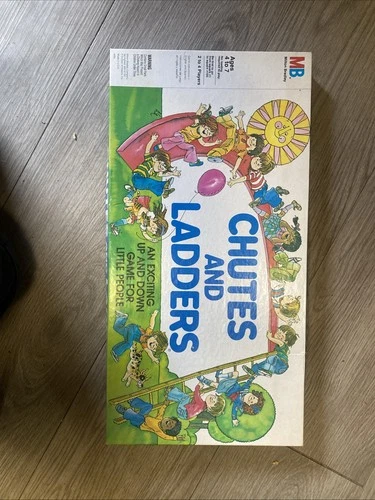 Vintage 1974 Milton Bradley Chutes and Ladders Board Game ~ 100% Complete