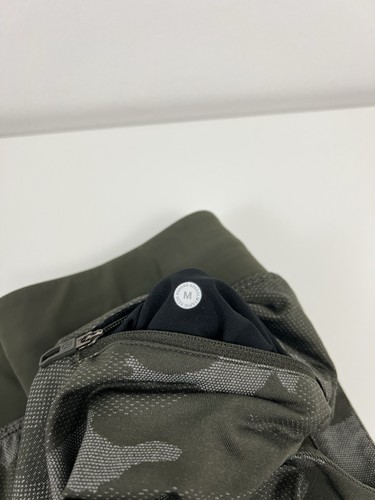 Lululemon T.H.E. Short Linerless 7" Mens M Variegated Mesh Camo Max Dark Olive - Picture 5 of 8