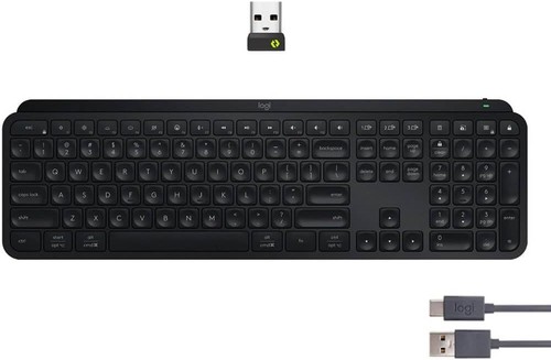 Logitech MX Keys S Wireless Keyboard, Black (920-011406) - Afbeelding 2 van 3