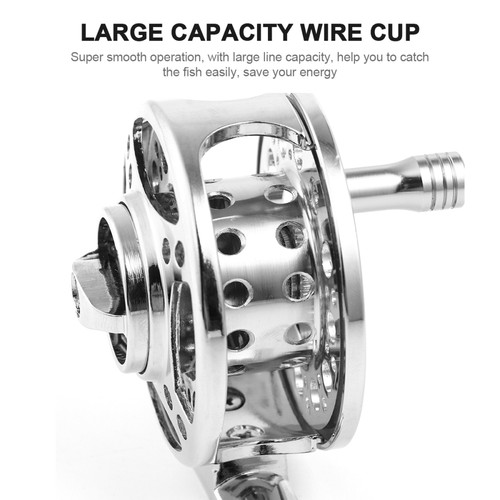 Metal Fly Fishing Reel Left Right Hand Exchange Fly Reel Fishing Accessories - Picture 6 of 12
