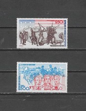 SENEGAL , 1975 , US BICENTENNIAL  , SET OF 2 STAMPS , PERF , MNH , CV$9.75