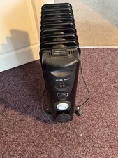 MYLEK Oil Filled Energy-Savng 2500w Heater Radiator with Thermostat & 24hr Timer