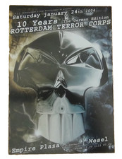 Flyer - 10 Years ROTTERdam TERROR CORps - RTC - 2004 - Wesel - GABBER- Near Mint
