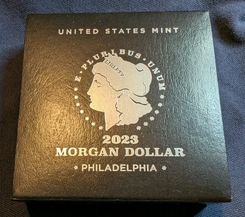 2023-P Morgan Silver Dollar Uncirculated Coin - 0.999 Fine Silver