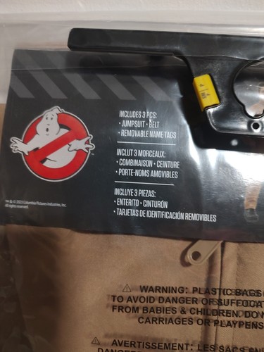 Ghostbusters Halloween Cosplay Costume - Youth Child Small 4-6 ***NEW*** - Picture 6 of 7