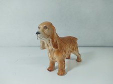 Adderley Floral Bone China Cocker Spaniel Dog Figure Ornament Made In England