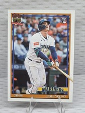2026 Topps Series 1 Cole Young - 1991 Topps #T91-98 RC Seattle Mariners