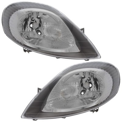 Fits Nissan Primastar Van 2002-2006 Headlights Headlamps Pair Drivers Passenger