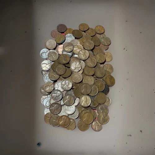 Lincoln Wheat Small Cent Circulated Bulk Lot of 200+ BN (1910-1958) All Decades