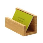 Wooden Bamboo Holder Office Name Card Organisateur Bureau Support Carte