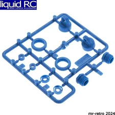 Axial Racing AX31301 AX31301 10mm Shock Caps Parts Tree Blue