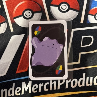 Full Art Ditto WILD Pokemon UNO JAPANESE Card Game Pocket Monsters Low Pop