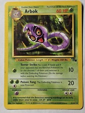 Arbok 60 HP Pokémon Fossil Series, 1st Edition, Uncommon