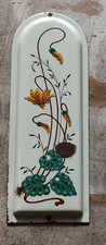 Godin 2188/2130 Plaque émaillée décorative latérale décor floral
