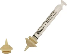 Miracle Nipple Mini Pkg/2 Nipples and Syringe 3 Piece Set 