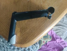 Vintage HL-CORP MTB Quill Stem Mountain Bike 22.2mm Quill Black Steel NOS