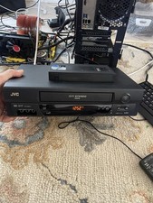 Vintage JVC HR-A591U VHS VCR Hi-Fi Stereo Tested w/ Remote