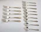 14 Pieces Wallace ORANGE BLOSSOM - Sterling Silver Flatware - 436g
