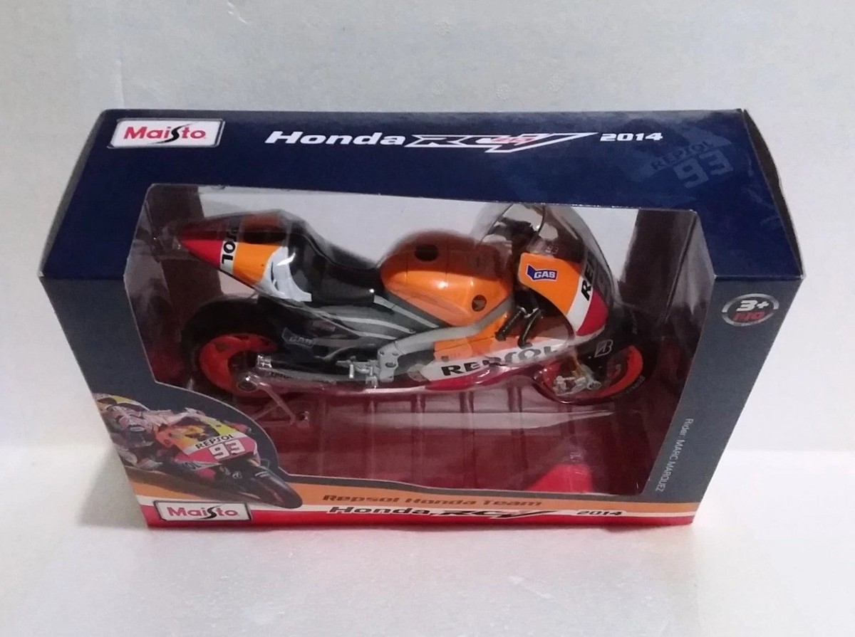 ミニカー Maisto 1/10Honda RC213V 2014 Marc Marquez #93 MotoGP 2014 Repsol Honda RC213V Maisto 1/10 Scale