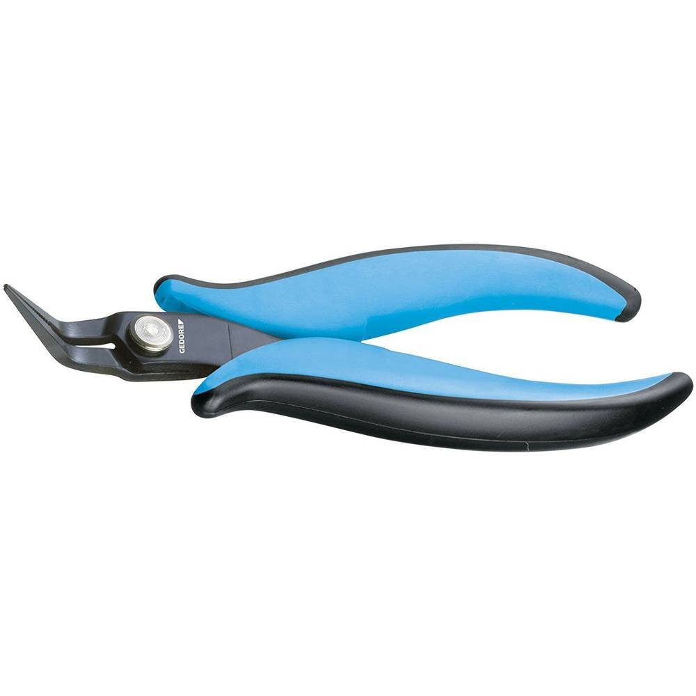 Pince à becs demi-ronds coudés Gedore 1829084 en acier chrome-vanadium 152 mm