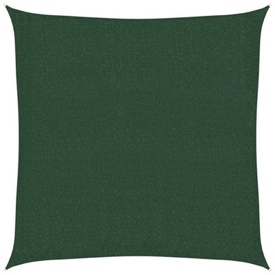 Sonnensegel 160 g/m² Dunkelgrün 2,5x2,5 m HDPE