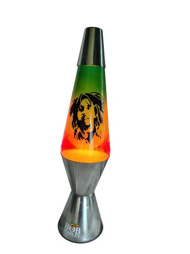 Bob Marley Collectible 2017 The Original Lava Rasta Colored Tint Lamp 14.5" Tall - Picture 3 of 11