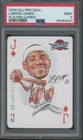 2004 All Pro Deal Lebron James Playing Cards PSA 9 Cleveland Cavaliers
