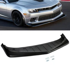 Front Bumper Lip Spoiler Wind Splitter For 2014 2015 Chevrolet Camaro Z28 SS -V8