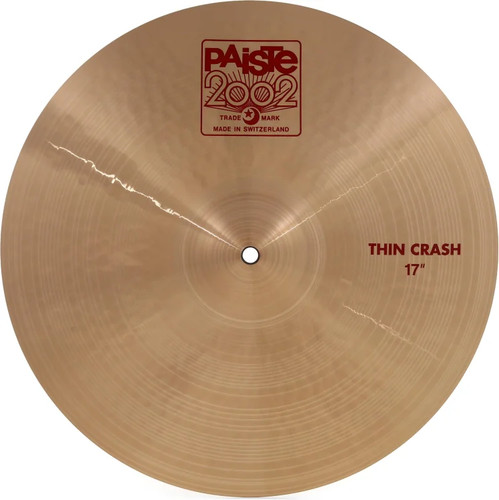 Paiste 17 inch 2002 Thin Crash Cymbal