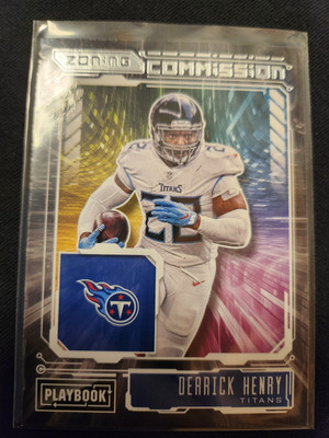2021 Panini Playbook, Derrick Henry, ''Zoning Commission'', Tennessee Titans