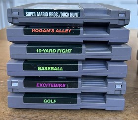 Lot Of 13 Blackbox NES Games Cartridges Only - Donkey Kong 3, Slalom, more